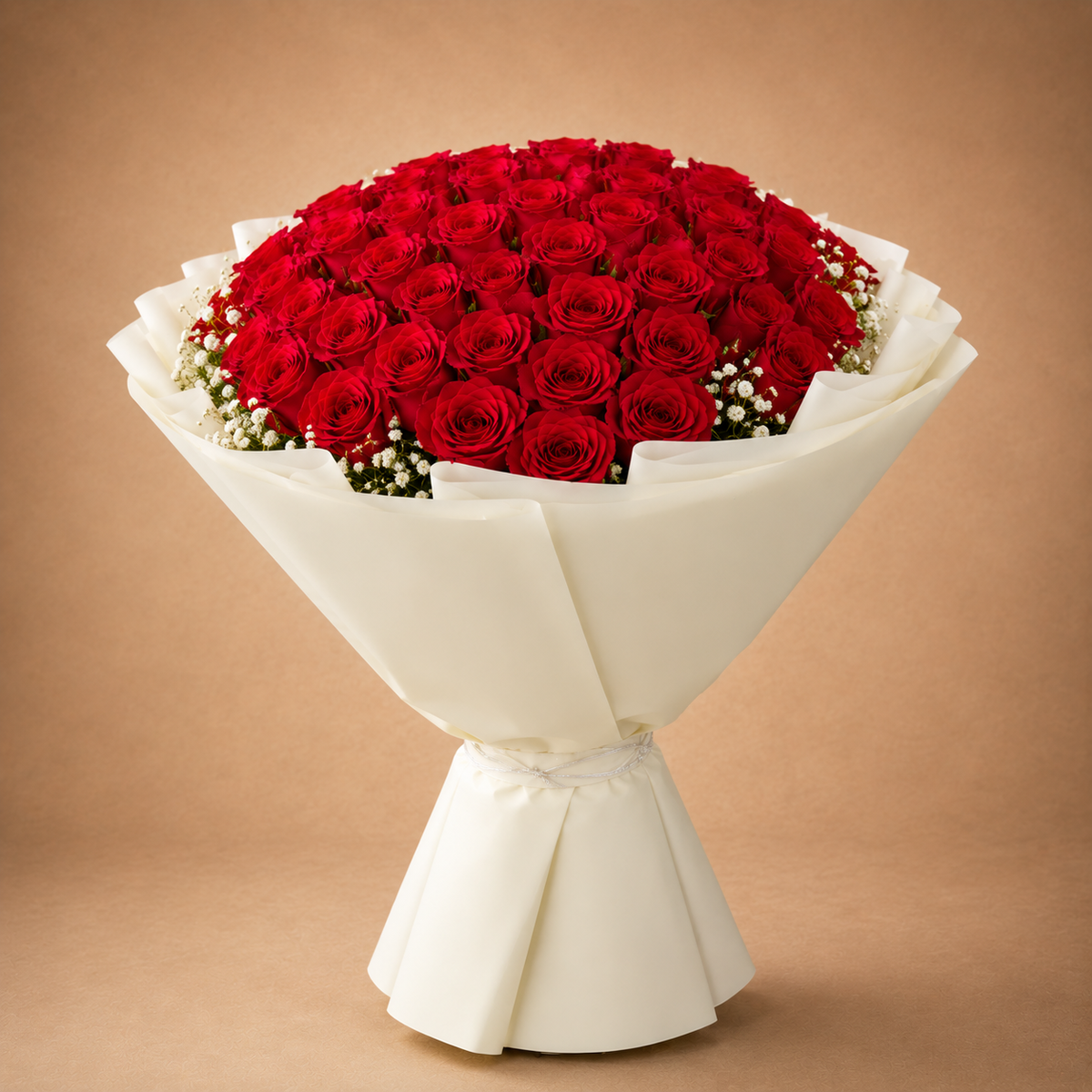 Eternal Romance 50 Red Roses & Timeless Love