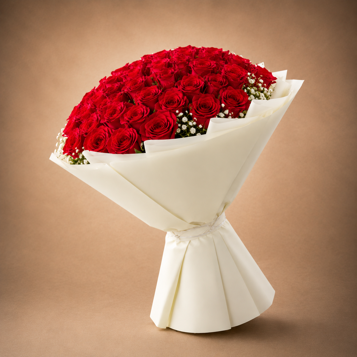 Eternal Romance 50 Red Roses & Timeless Love