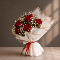 Forever Love Red Rose Standing Bouquet