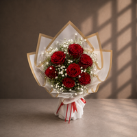 Forever Love Red Rose Standing Bouquet