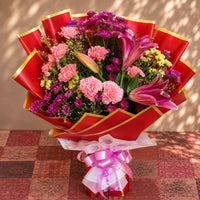 Rediant Love Mixed Flower Bouquet