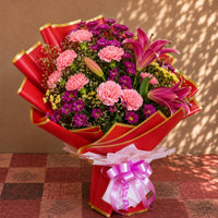 Rediant Love Mixed Flower Bouquet