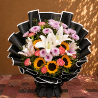 Elegant Charm Mixed Flower Bouquet