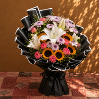 Elegant Charm Mixed Flower Bouquet