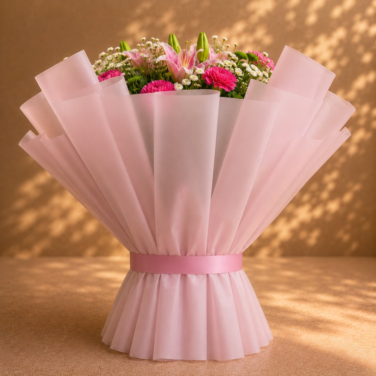 Sweet Elegance Pink Lily Bouquet