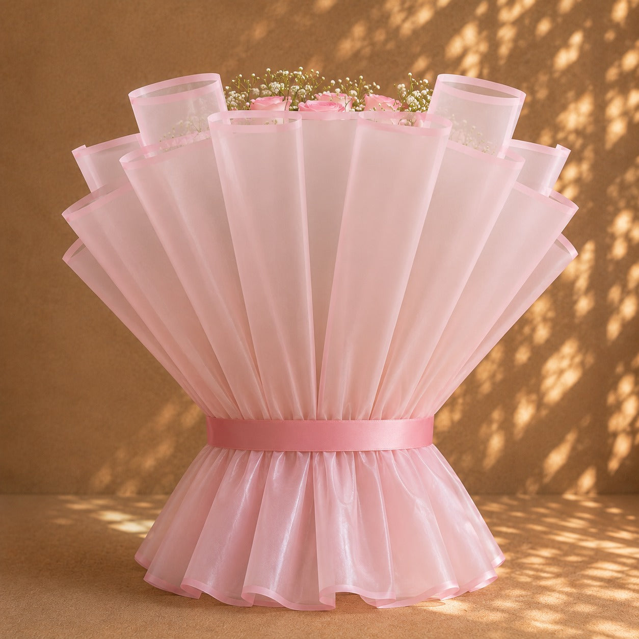 Blush Romance Pink Rose Bouquet