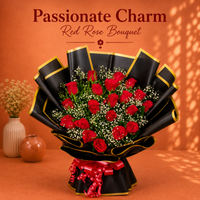 Passionate Charm 20 Red Roses Bouquet
